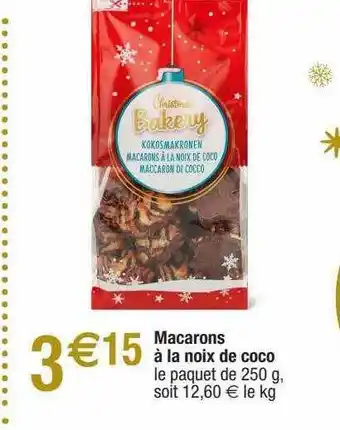 Migros Macarons à La Noix De Coco offre