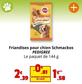 Coccinelle Express Friandises pour chien Schmackos PEDIGREE offre