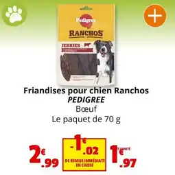 Coccinelle Express Friandises pour chien Ranchos Pedigree offre