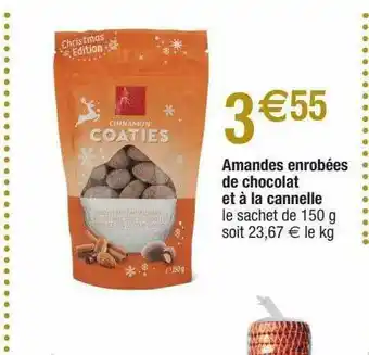 Amandes Enrobées De Chocolat Et à La Cannelle