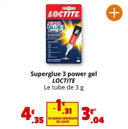 Coccinelle Express Superglue 3 power gel LOCTITE offre