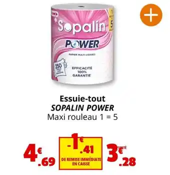 Coccinelle Express Essuie-tout SOPALIN POWER offre