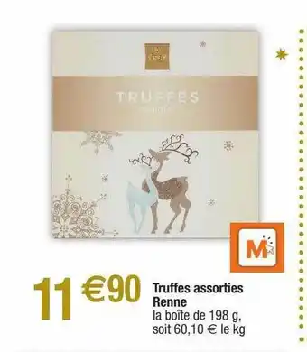 Migros Truffes Assorties Renne offre
