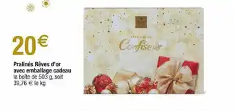 PralinĂ©s RĂȘves D'or Avec Emballage Cadeau