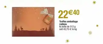 Migros Truffes Emballage Cadeau offre