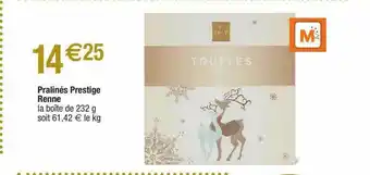 Migros Pralinés Prestige Renne offre