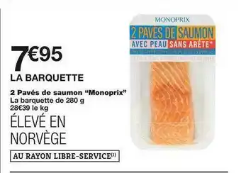 2 Pavés De Saumon