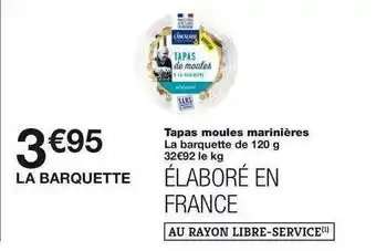 Tapas Moules Marinières