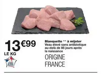 Monoprix Veau : Blanquette à Mijoter offre