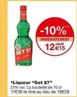 Monoprix Liqueur offre
