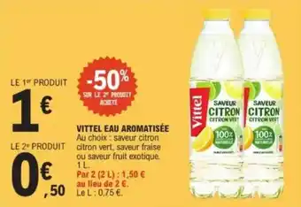 E.Leclerc VITTEL  Eau aromatisée offre