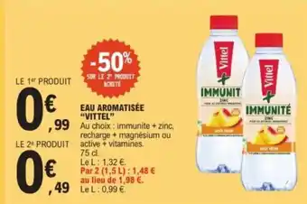 E.Leclerc "VITTEL" Eau aromatisée offre