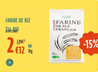 La Vie Claire Farine de blé t.55 bio offre