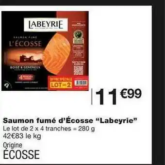 Monoprix Saumon Fumé D'écosse offre