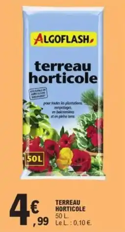 E.Leclerc ALGOFLASH Terreau horticole offre