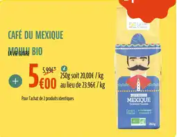 La Vie Claire Café du mexique moulu bio offre