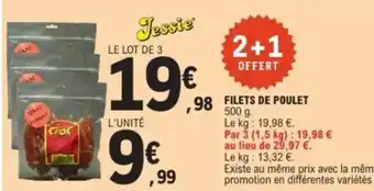 E.Leclerc Filets de poulet offre