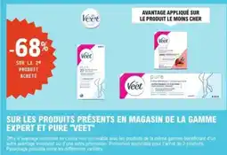 E.Leclerc "VEET" Sur les produits présents en magasin de la gamme expert et pure offre