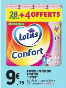 E.Leclerc "LOTUS" Papier hygienique confort offre