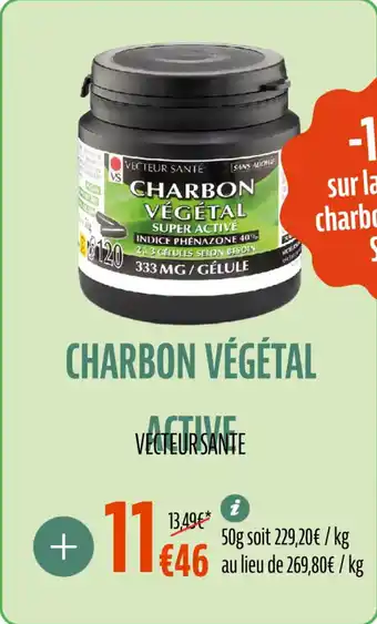 La Vie Claire Charbon végétal active offre