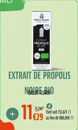 La Vie Claire Extrait de propolis noire bio offre