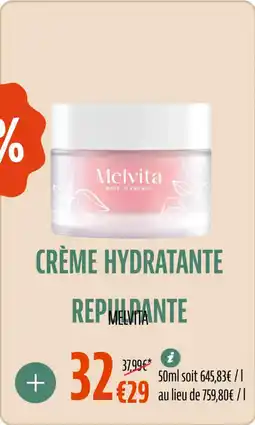 La Vie Claire Crème hydratante repulpante offre