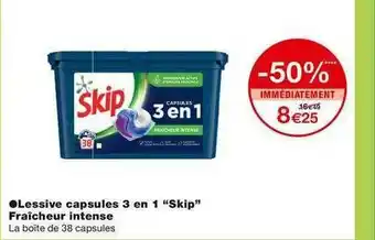 Monoprix Lessive Capsules 3 En 1 offre