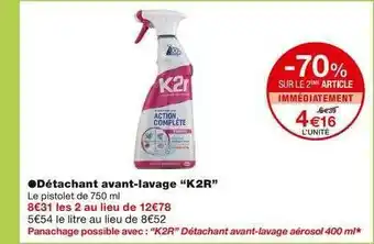 Monoprix Détachant Avant-lavage offre
