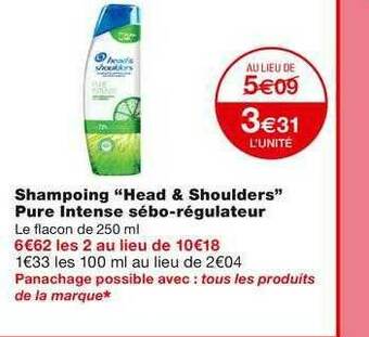 Monoprix Shampoing offre