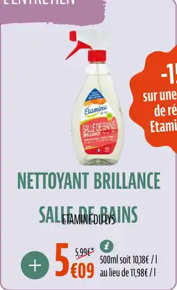 La Vie Claire Nettoyant brillance salle de bains etamine du lys offre