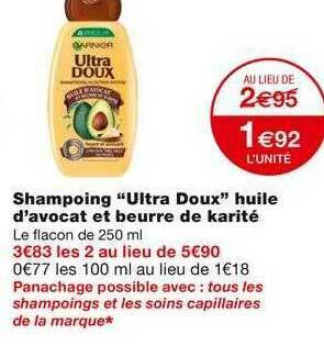 Monoprix Shampoing offre