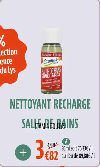 La Vie Claire Nettoyant recharge salle de bains etamine du lys offre