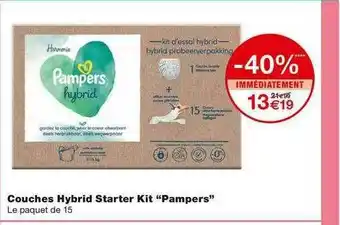 Monoprix Couches Hybrid Starter Kit offre