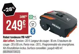 Bricorama Robot tondeuse MB 400 offre