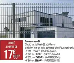 Bricorama Panneau soudé offre