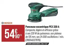 Bricorama Ponceuse excentrique PEX 220 A BOSCH offre