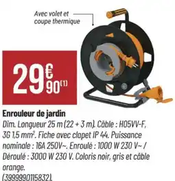 Bricorama Enrouleur de jardin offre