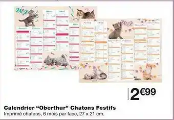 Monoprix Calendrier offre