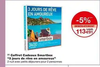 Monoprix Coffret Cadeaux Smartbox offre