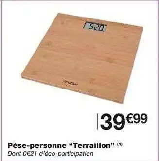 Monoprix Pèse-personne offre