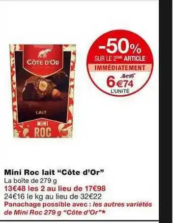 Mini Roc Lait