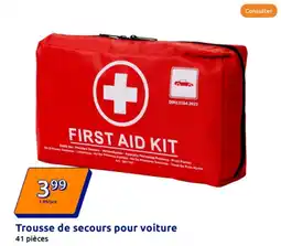 Action Trousse de secours pour voiture offre