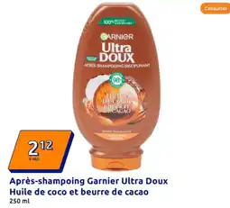 Action GARNIER Après-shampoing Garnier Ultra Doux Huile de coco et beurre de cacao offre