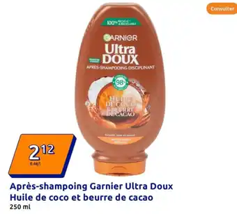 Action GARNIER Après-shampoing Garnier Ultra Doux Huile de coco et beurre de cacao offre