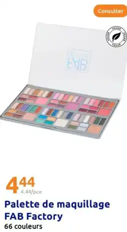 Action Palette de maquillage FAB Factory offre