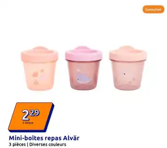 Action Mini-boîtes repas Alvär offre