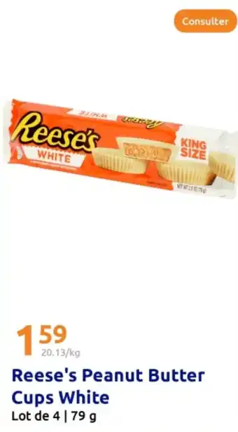 Action REESE'S  Peanut Butter Cups White offre