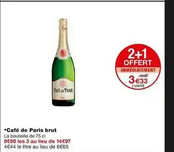 Monoprix Café De Paris Brut offre