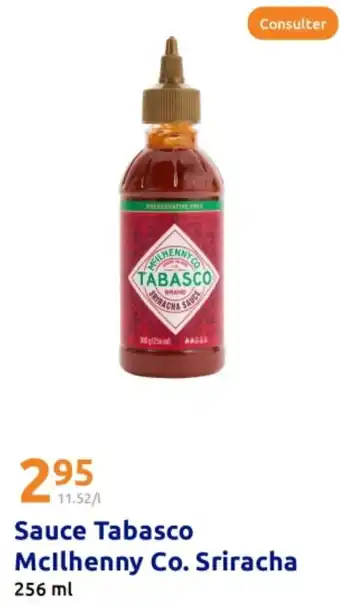 Action Sauce Tabasco McIlhenny Co. Sriracha offre