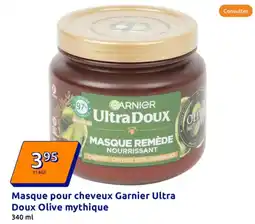 Action GARNIER ULTRA DOUX Masque pour cheveux Doux Olive mythique offre